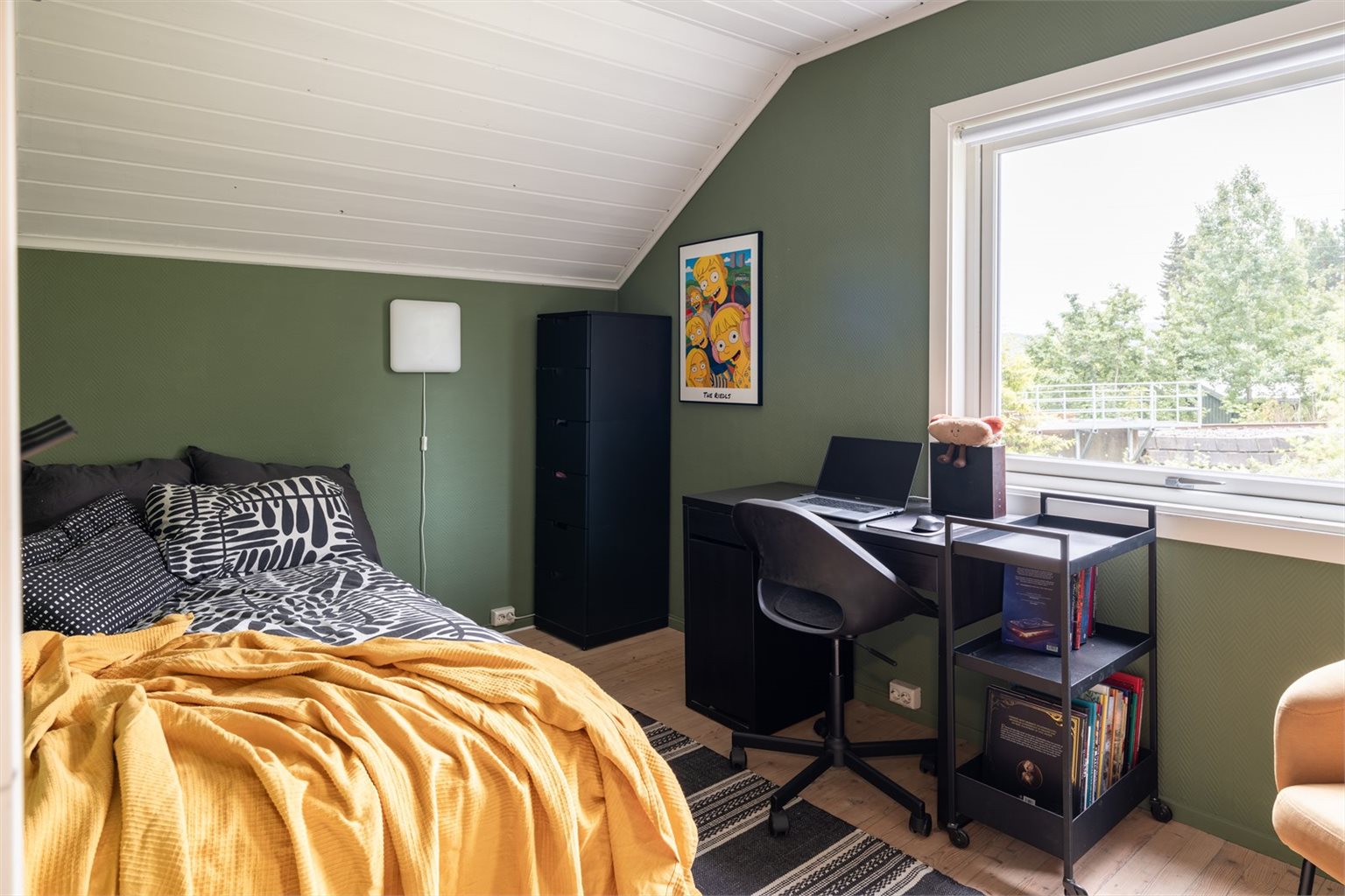 Det andre soverommet er på 9 m².