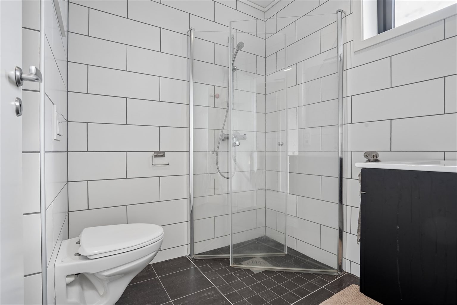 Baderom på 3,5m² med behagelig gulvvarme