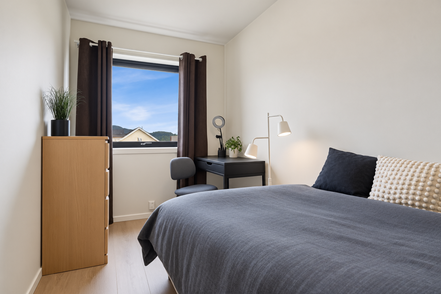 Soverom på 7m²