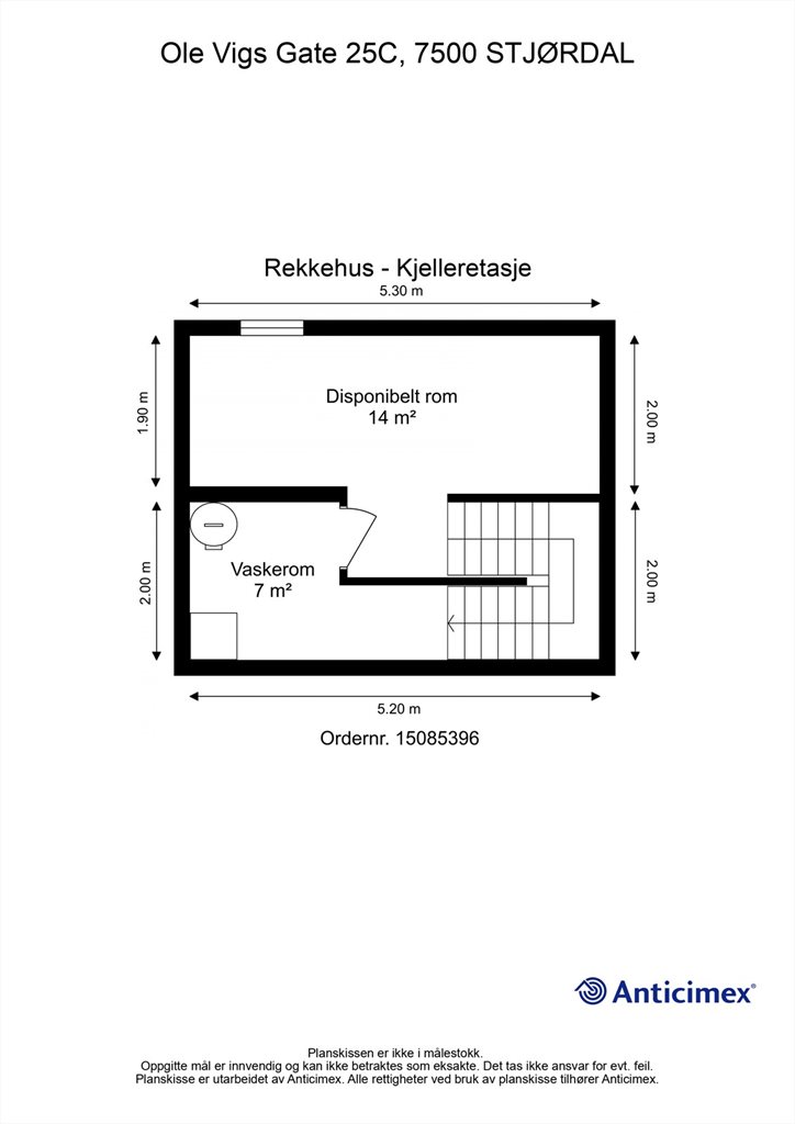 Planskisse kjelleretasje