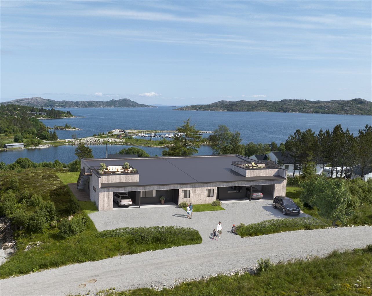 Velkommen til Lervågen boligfelt - to prosjekterte og stilrene funkisboliger 