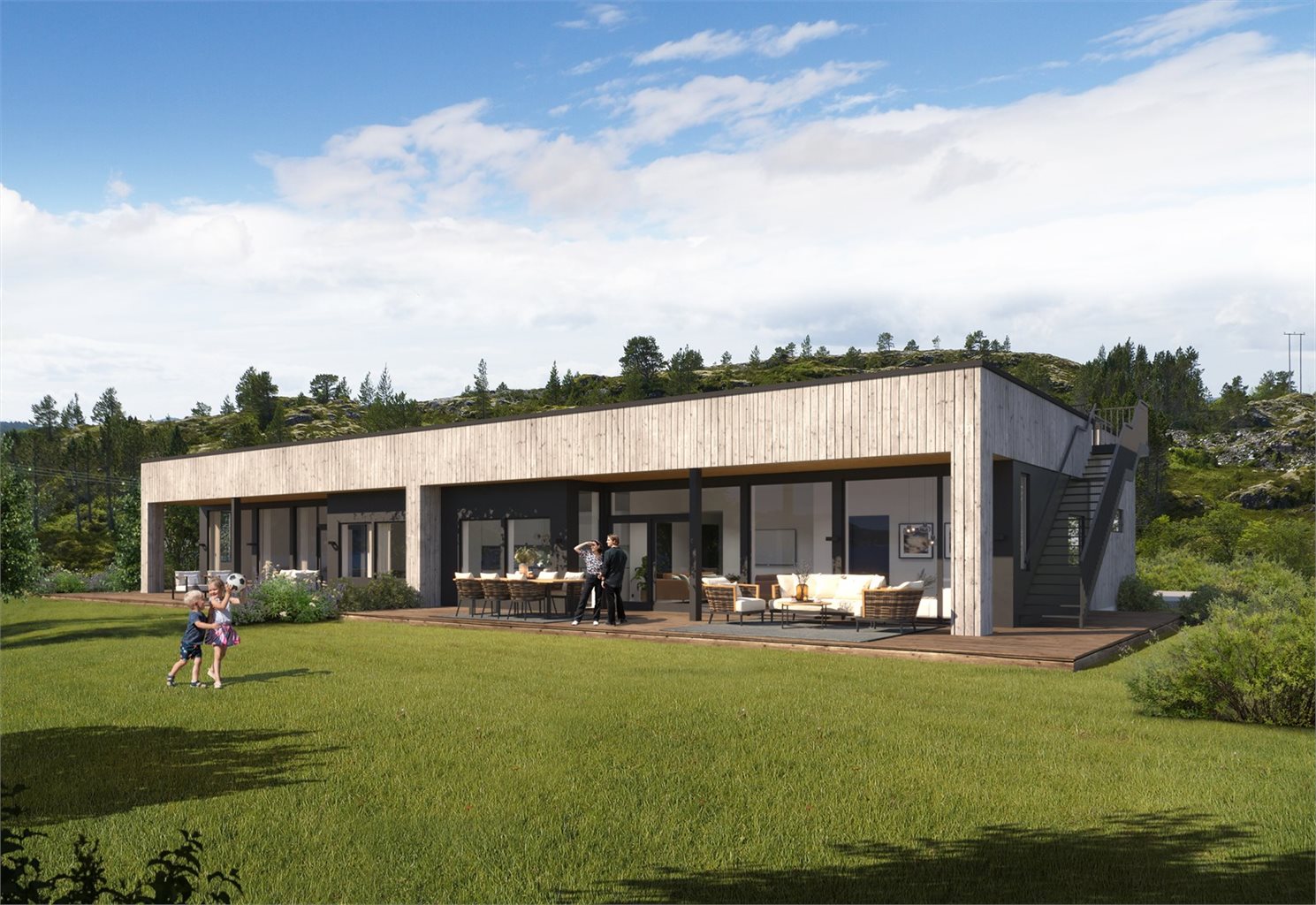 Disse moderne boligene kombinerer stilren arkitektur med funksjonelle løsninger og en gjennomgående god standard.jpg