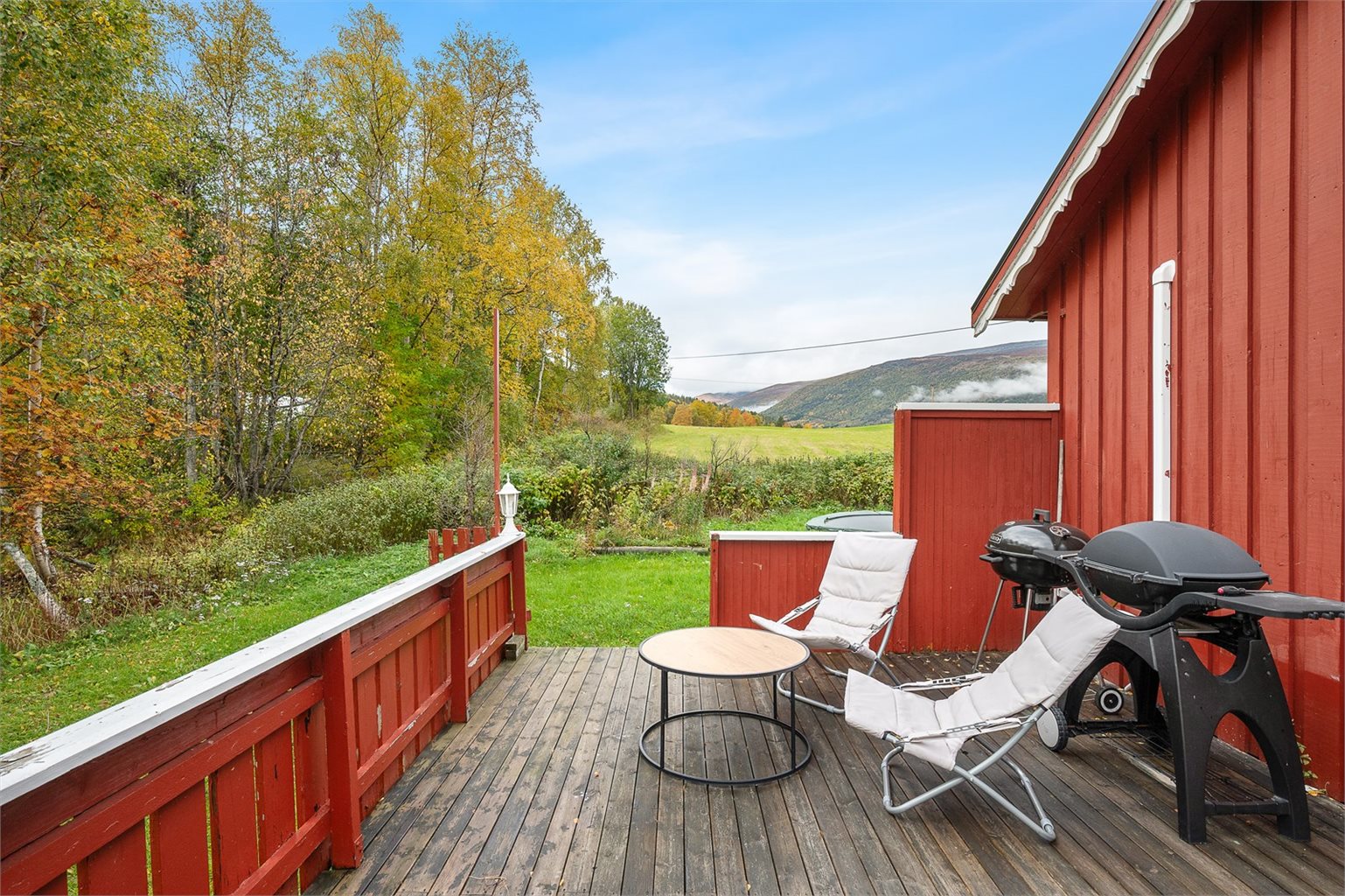 Her får du en terrasse på hele 27 m², med gode møbleringsmuligheter.
