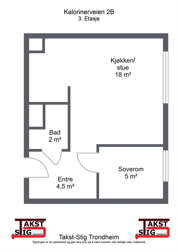 Planskisse 3. etasje