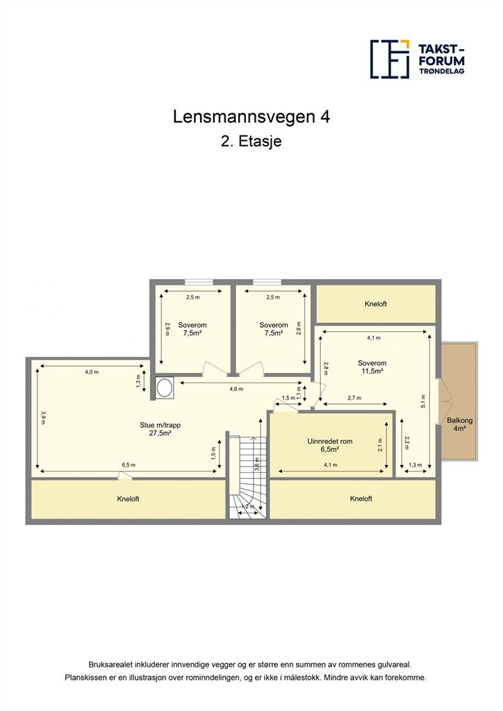 Planskisse - 2. etasje