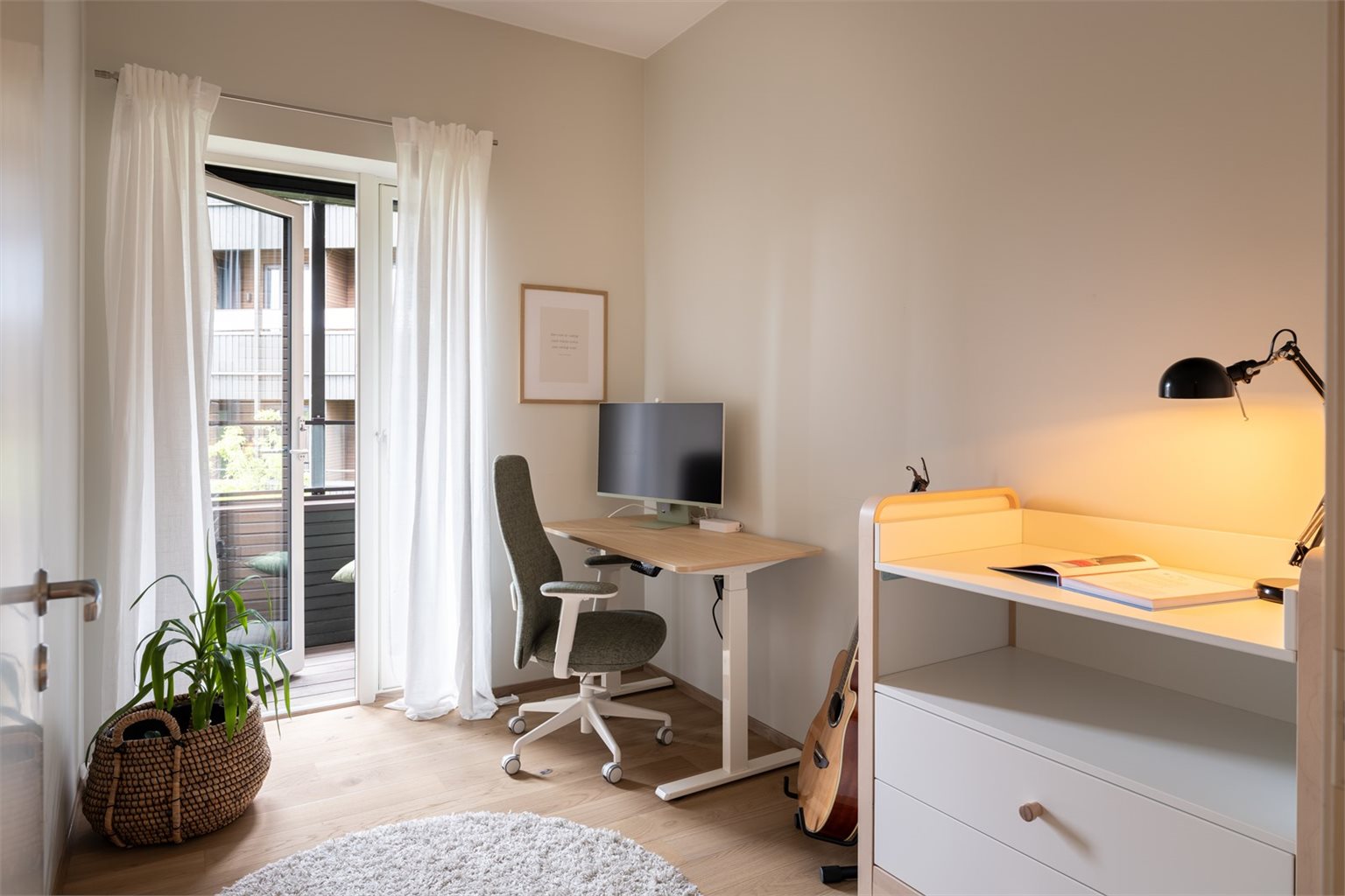Det andre soverommet måler 7m².