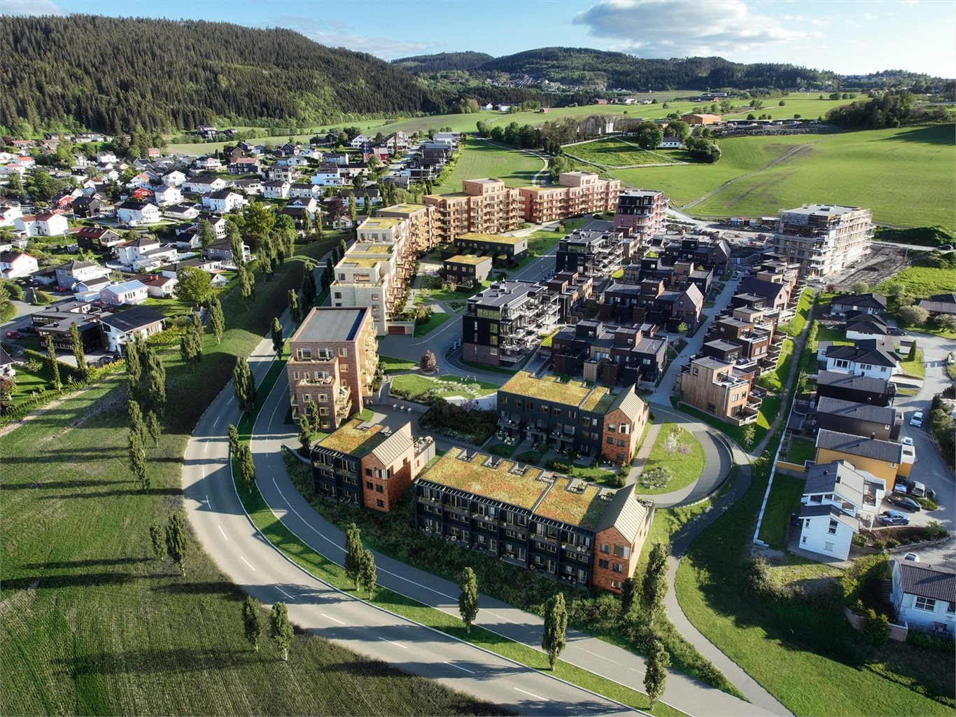 På Overvik er det kort avstand til alt av servicefasiliteter og turmuligheter i skog- og mark. Bildet er en illustrasjon.