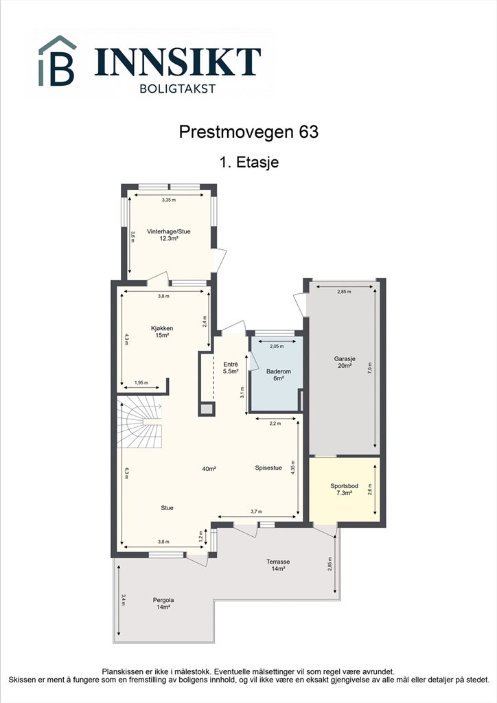 Planskisse 1. etasje