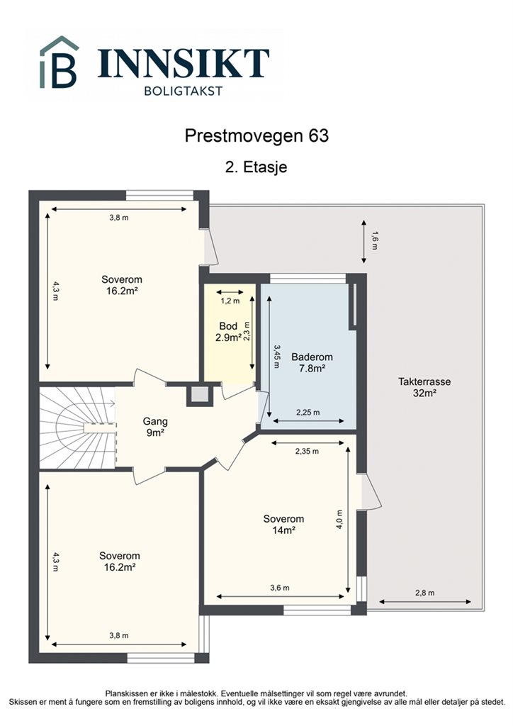 Planskisse 2. etasje