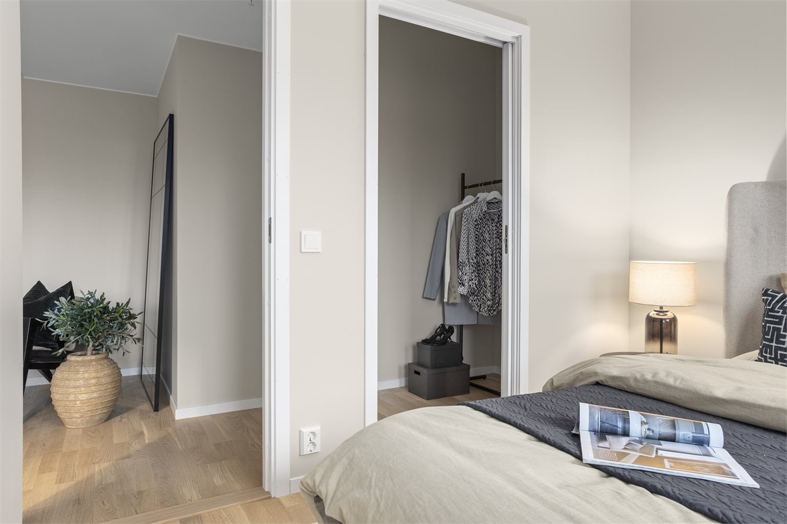 Her får du et eget walk-in closet på 1,9 m².