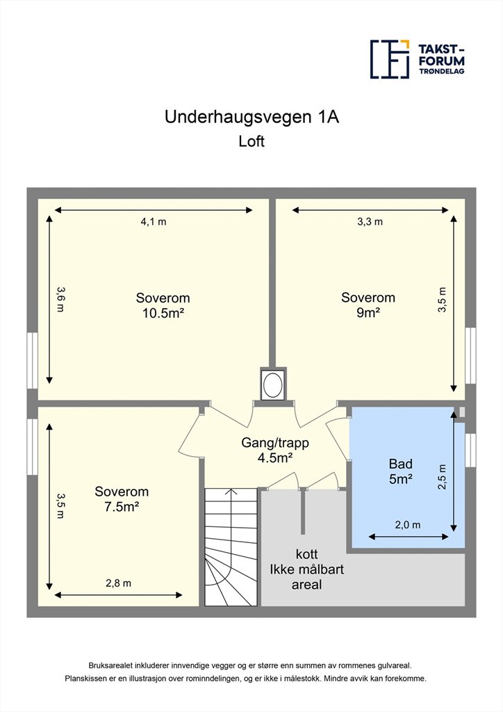 Planskisse loft.